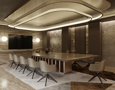 Meeting Room design wtih Blend of Classic and Luxury.
