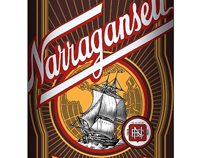 Narragansett Brewing Co. Labels created by Steven Noble