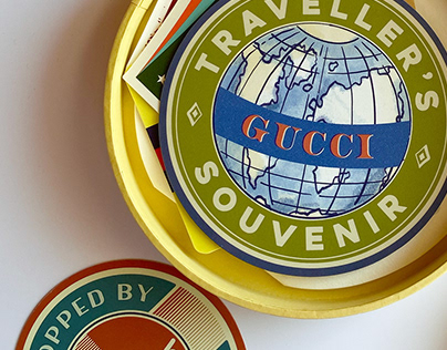 Traveller's Souvenir sticker set | Gucci for FPM