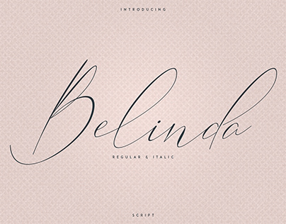 Belinda Script. Free font!