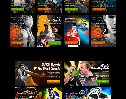 Sports Gaming bet banners - 2012