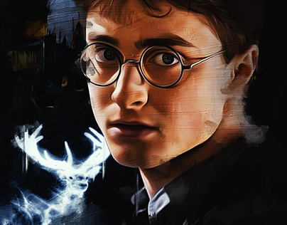 Harry Potter Digital Oil Painting Artwork