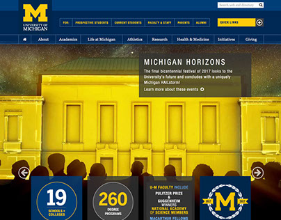 University of Michigan Website