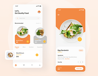 Food Mobile App Exploration