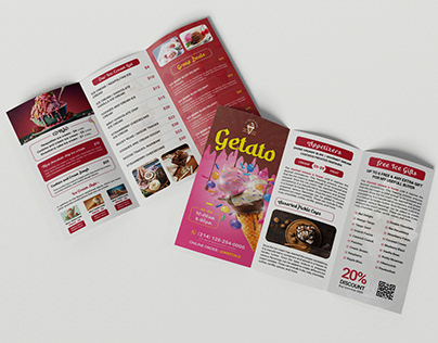 Ice-Cream Business Brochure Design