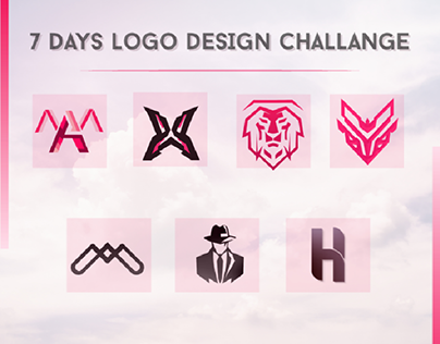 I took 7 days logo design challange