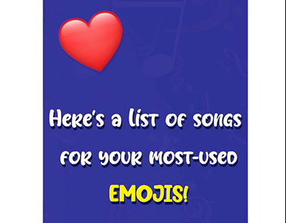 List Of Songs Most Used Emoji