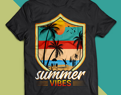 Summer Day T-shirt Design