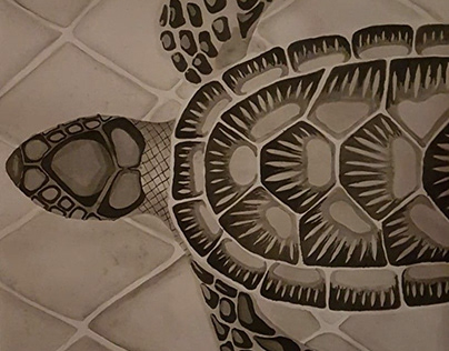 Turtle - Indian Ink