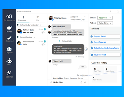 Social Desk (Bot+Human Customer Service via Messenger)