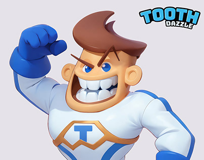 Mascot Work For Tooth Dazzle