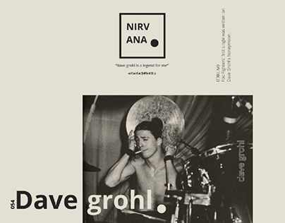 Nirvana Dave grohl Poster