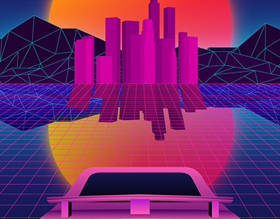 Outrun Wallpaper Projects | Photos, videos, logos, illustrations and ...