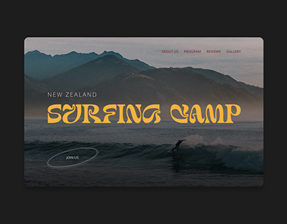 Surfing Camp | Landing Page