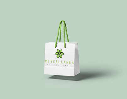 Branding: Paper Bag Mock Up for Miscellanea Retails