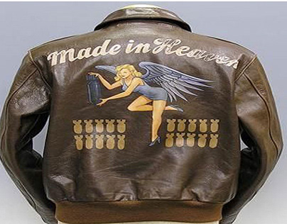 Chris Redfield Air Force Flight Leather Jacket