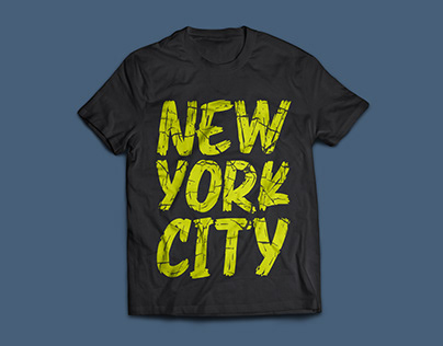 NEW YORK CITY Typography t shirt design