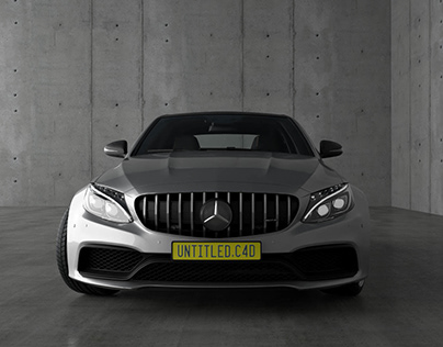 Project thumbnail - Mercedes C63 S AMG 3D model