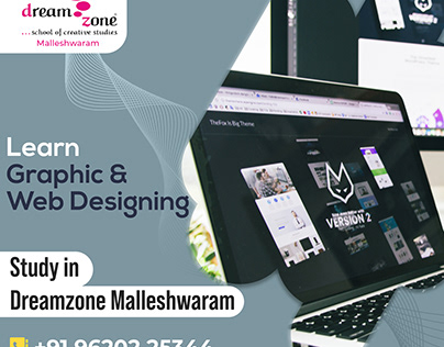 Learn Graphic & Web Designing in Dreamzone Malleshwaram