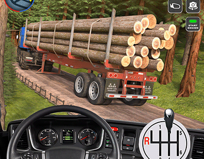 Log Truck Icon