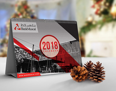 Desk Calendar For Bank Muscat