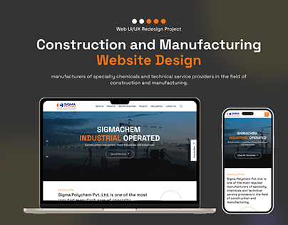 Construction and Manufacturing Website Re-Design