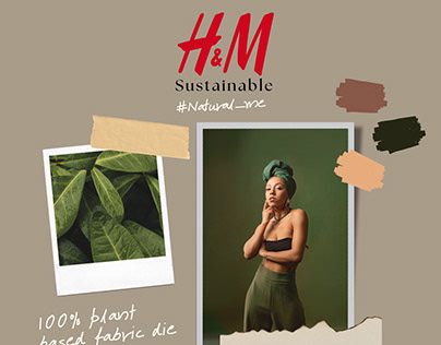H&M Natural Dyes campaign poster