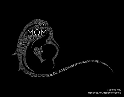 Mom Wordcloud Design Bundle l Mothers Day l Pregnancy