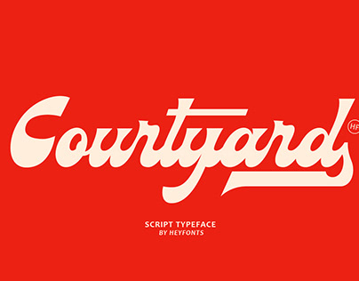 Courtyard - Script Typeface