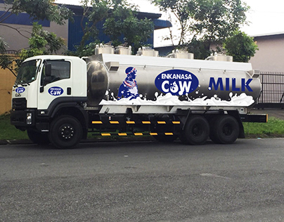 Enkanasa Cow Tanker Truck Branding