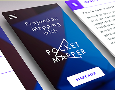 Pocket Mapper—app, web, UX, UI kit design