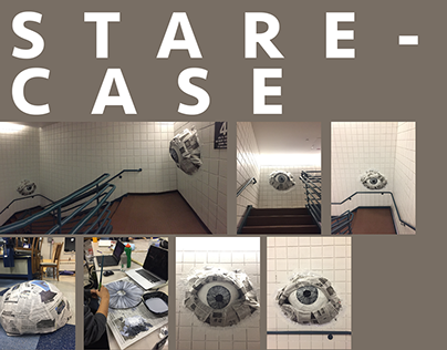 Starecase -- Site Specific Sculpture Installation