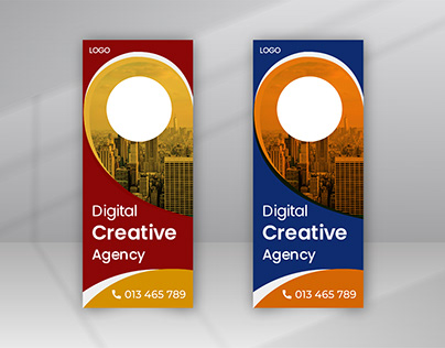 Digital Creative Agency Door Hanger