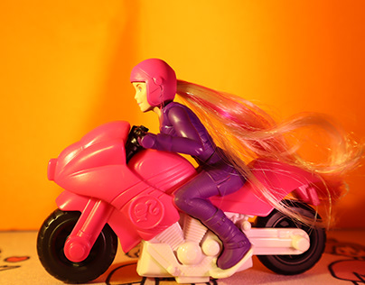 Barbie with Motercycle