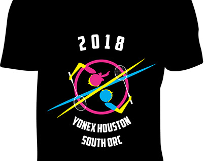 T-shirt design_2018 Houston South Open Regional Champio