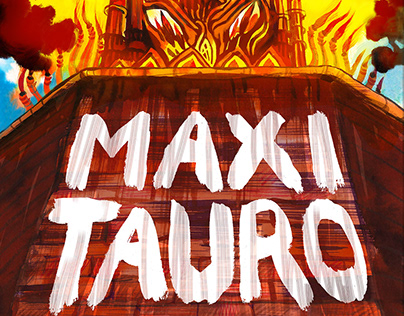 illustrations for 'MaxiTauro', children's book