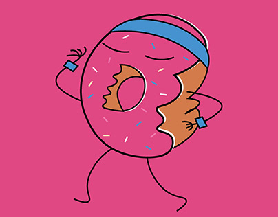 iliustrations donuts mood