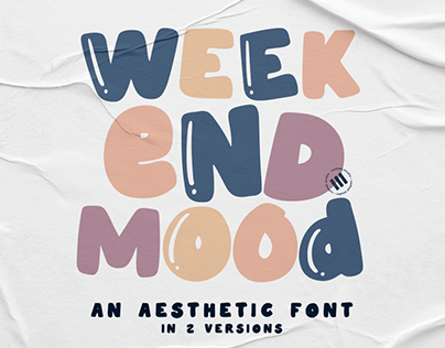 Weekend Mood - A Display Font