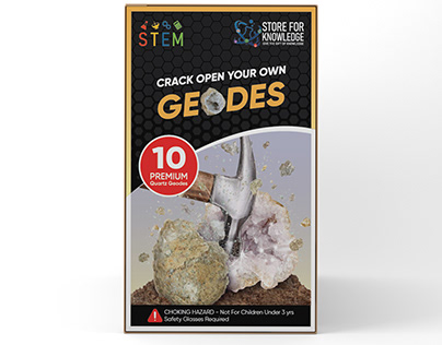 Geodes Box Design (Break your own geodes)