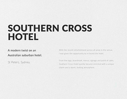 Project thumbnail - Southern Cross Hotel