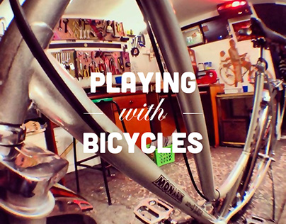Playing with bicycles