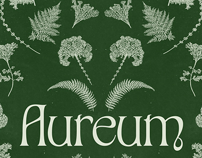 Aureum- A Serif Greenhouse Typeface
