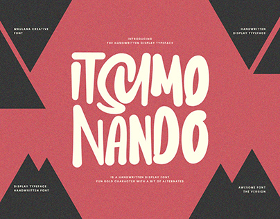 Itsumo Nando Display Font