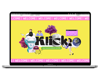 Klick_club (web community design project)