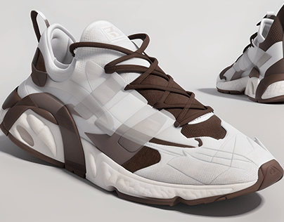 Sneaker design inspired by a south african springbok