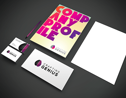 Crafting Genius - Corporate Branding & Brochure Design