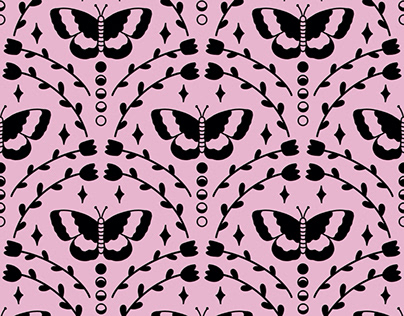 Beautiful Butterfly Scallop Pattern