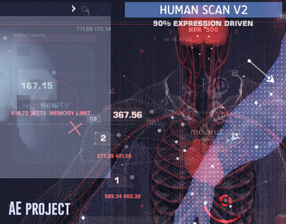 Human Scan V2 - (After Effects Template )