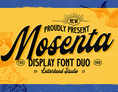 Mosenta - Display Font Duo