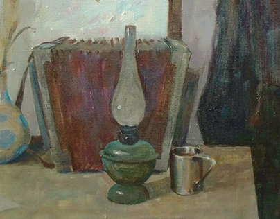 Still Life with Lamp